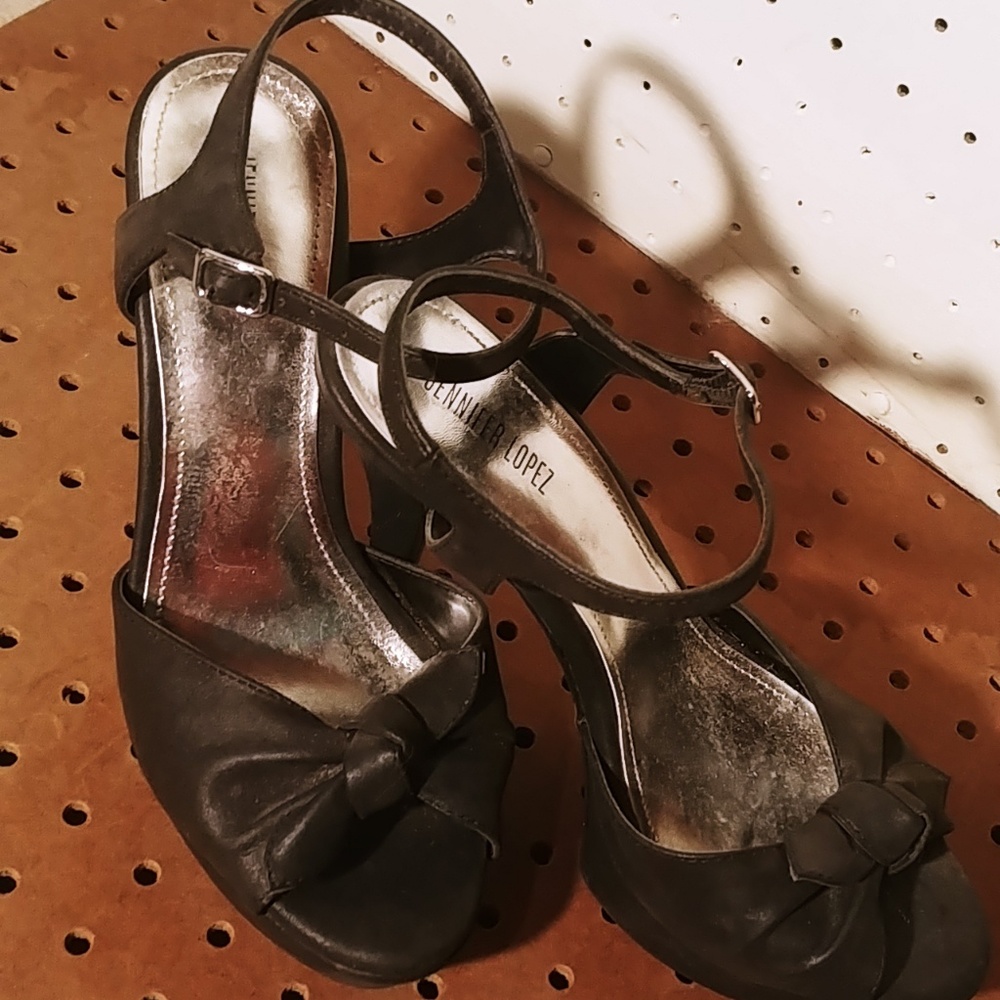 Black high heels